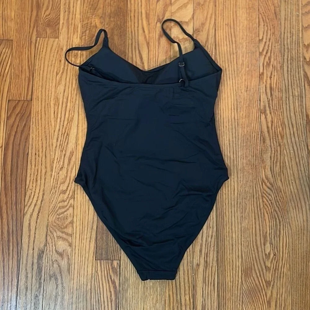 Andie The Full Coverage Amalfi One Piece Swimsuit Black size XL NWT - Picture 4 of 7